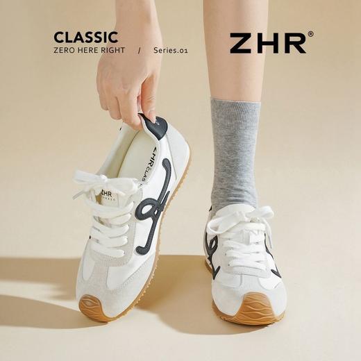 ZHR则则阿甘鞋女2025夏季透气休闲百搭运动鞋内增高小白鞋女 商品图0