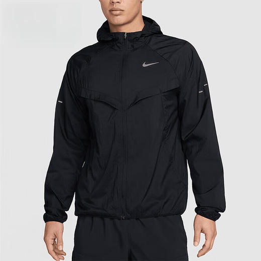 Nike耐克新款防晒男士训练跑步运动梭织连帽外套HV4549-010 商品图0