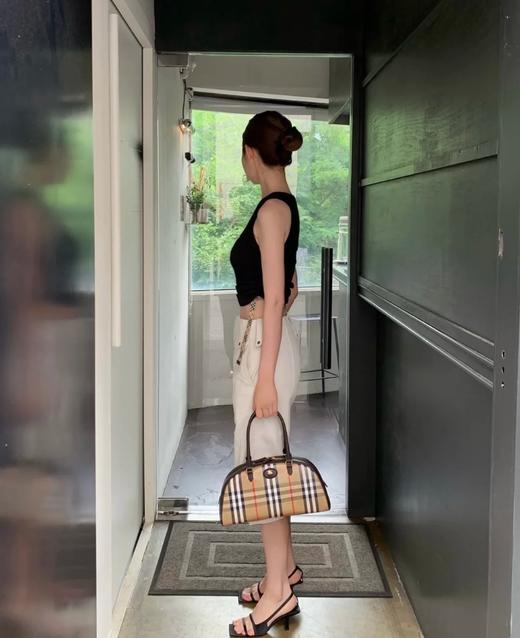 巴宝莉  Highlands格纹保龄球包（EJ*MM） 商品图2