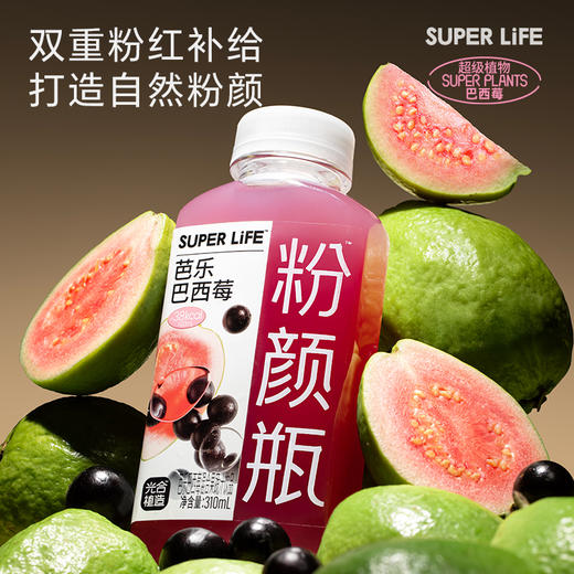 【自营】光合植造粉颜瓶芭乐巴西梅果蔬汁310ml*6瓶一提装 商品图0