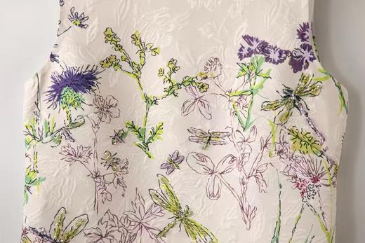 提花工艺连衣裙高级感气质优雅SZ3S51 商品图7