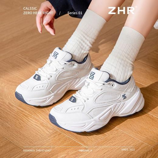 ZHR则则厚底透气老爹鞋增高显瘦女鞋春季新款ins百搭休闲运动鞋女 商品图9