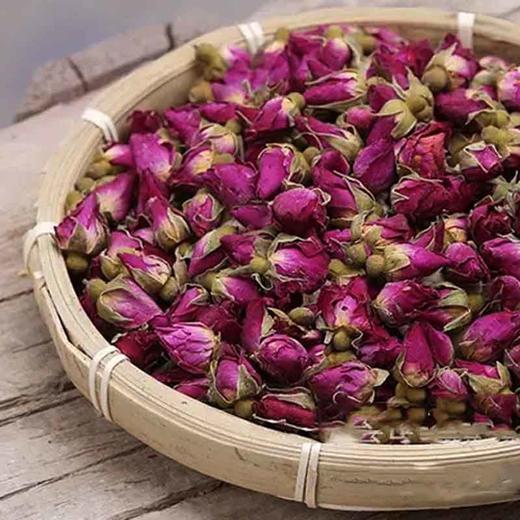 苦水牌甘肃油玫瑰核心产区花蕾30g罐装手工采摘低温烘干玫瑰花苞玫瑰花蕾无添加泡水花草茶 商品图4