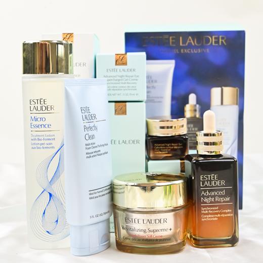 【保税仓直发】Estee Lauder/雅诗兰黛K衰老明星修护五件套（内含：净莹洁面乳150ml+经典原生液200ml+小棕瓶100ml+清爽智妍乳霜75ml+抗蓝光眼霜15ml） 商品图2