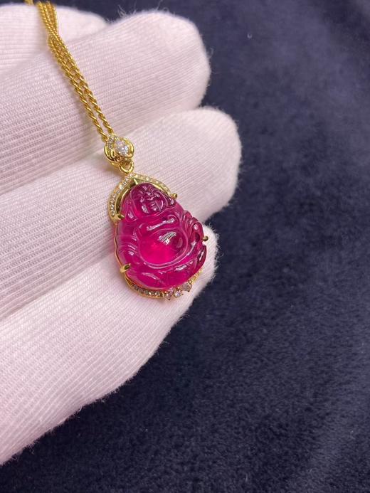 佛公碧玺吊坠 商品图3