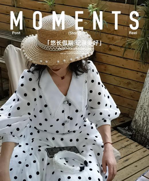 优雅法式珍珠草帽夏天遮阳防晒太阳帽旅游度假连衣裙CP 商品图0