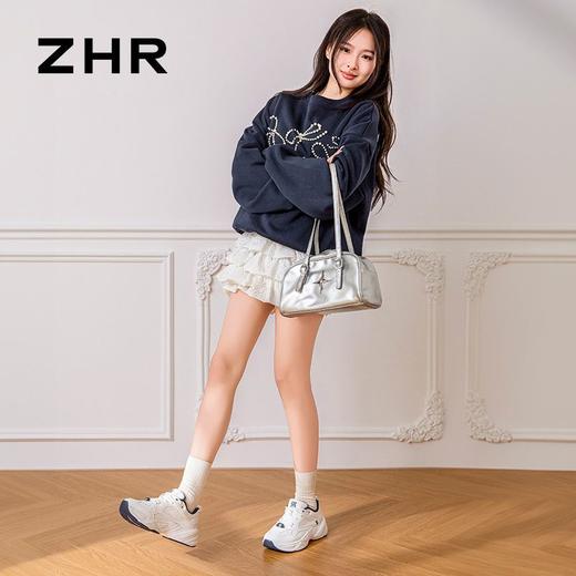ZHR则则厚底透气老爹鞋增高显瘦女鞋春季新款ins百搭休闲运动鞋女 商品图4