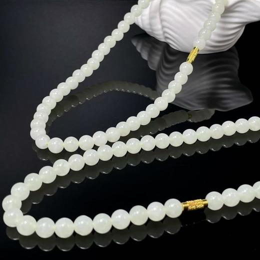 （中国玉都揭阳溯源）翠青·冰底葡萄肉和田玉首饰系列，高货翠青冰点价，冰肌玉骨藏葡萄，腕间凝作一泓清水 商品图7