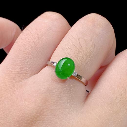 蛋面翡翠戒指 商品图2
