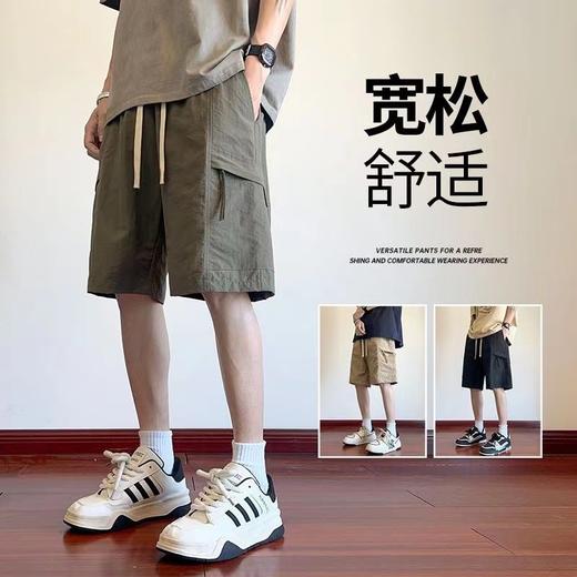 任选2件【59元秒杀价❗️山系工装休闲裤】夏季潮牌外穿休闲运动裤，工装短裤男士，宽松薄款潮流百搭五分中裤子L 商品图0