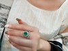 4克拉蛋面祖母绿戒指 商品缩略图7