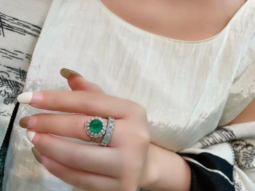 4克拉蛋面祖母绿戒指 商品图7