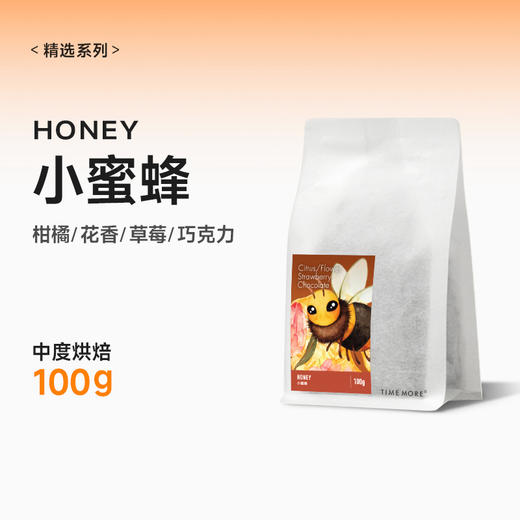 泰摩咖啡哥斯达黎加小蜜蜂咖啡豆中度烘焙蜜处理手冲咖啡豆100g 商品图3