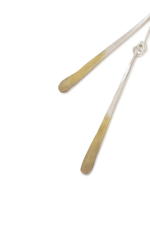 Margaret Howell 25AW 日版银镀金锤纹耳饰 商品图1