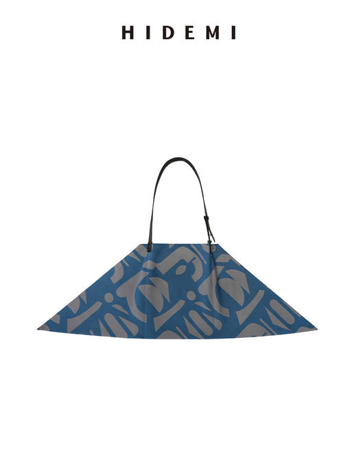HIDEMI 我们做印花系列手绘纯原创抽象几何感艺术油画印花设计感缎面背包 商品图8