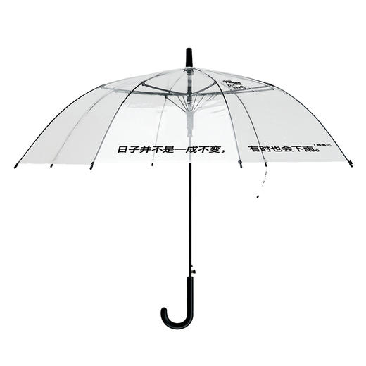 漫游伞2.0 结实抗风全透明直杆自动雨伞 OWSPACE原创 商品图2