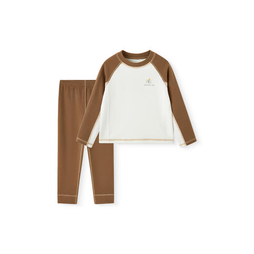 英氏儿童秋衣秋裤套装男童女童打底内衣家居服长袖保暖睡衣秋冬装 商品图4