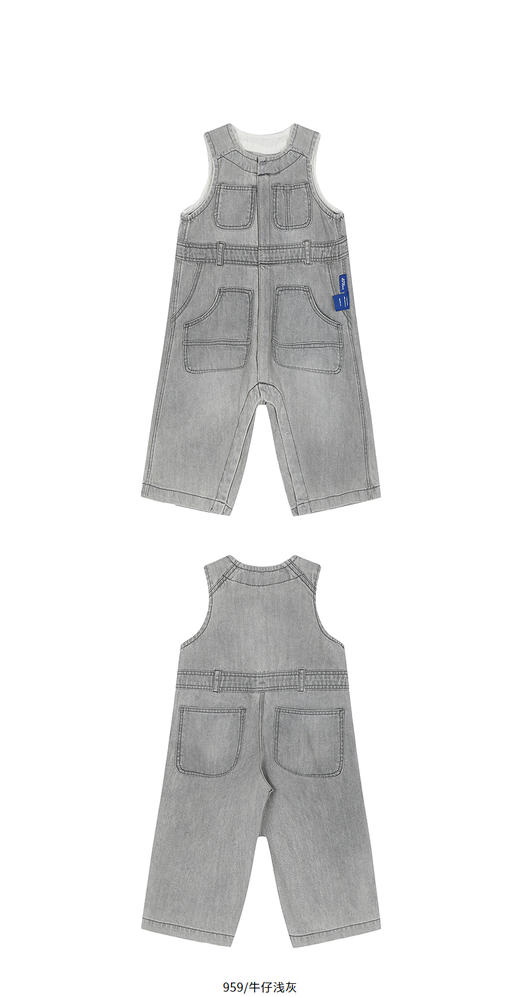 jnby  25年秋款  背带牛仔长裤  YP8E10960 商品图3