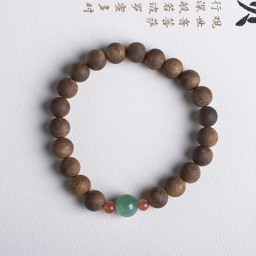 XY0492沉香+非洲翠手串 商品图0