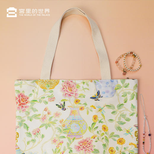 【宫里帆布包】 蝶舞生平帆布包 商品图2