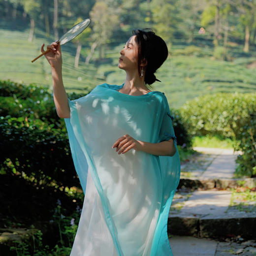 雀说 旅游穿搭防晒披肩外搭轻纱 S1785 商品图2