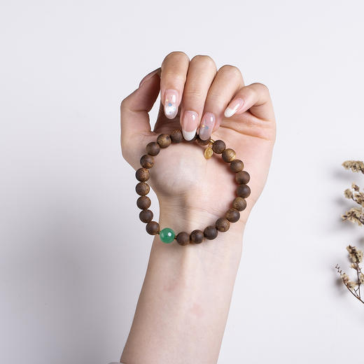 XY0493沉香+非洲翠财富满满手串 商品图6