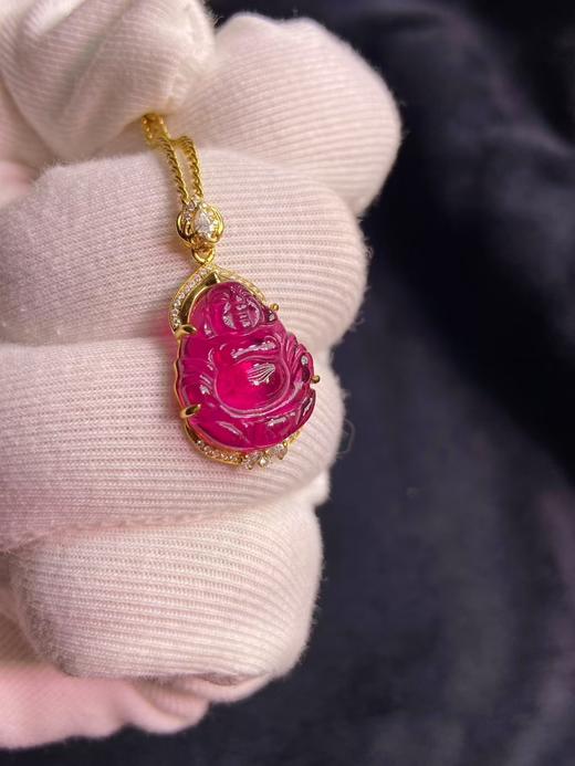 佛公碧玺吊坠 商品图0