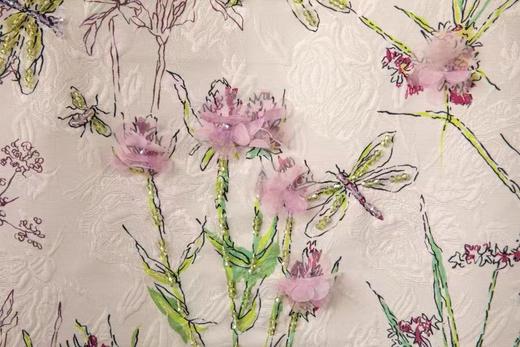 提花工艺连衣裙高级感气质优雅SZ3S51 商品图6