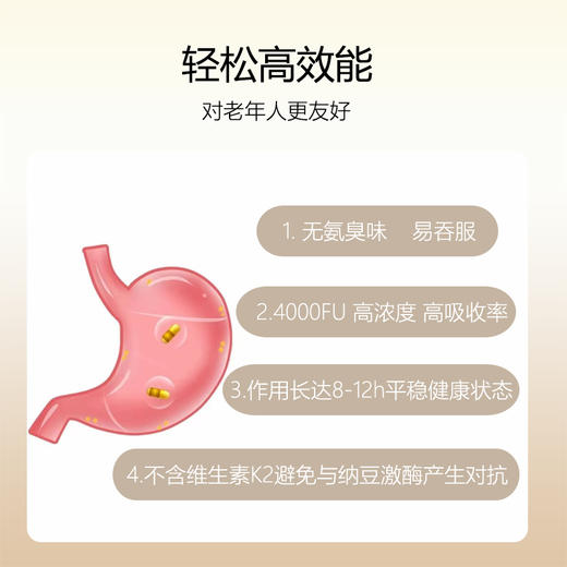 iSDG每日纳豆激酶原装进口纳豆生活胶囊60粒 商品图3