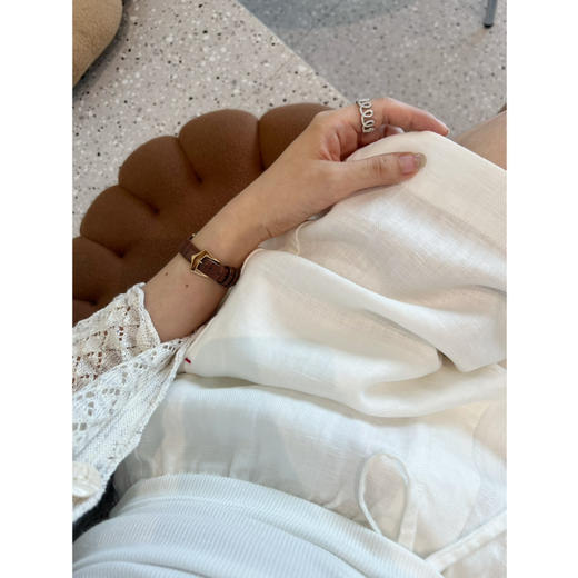 2507501    亚麻系带 中裤（4分裤） 商品图8