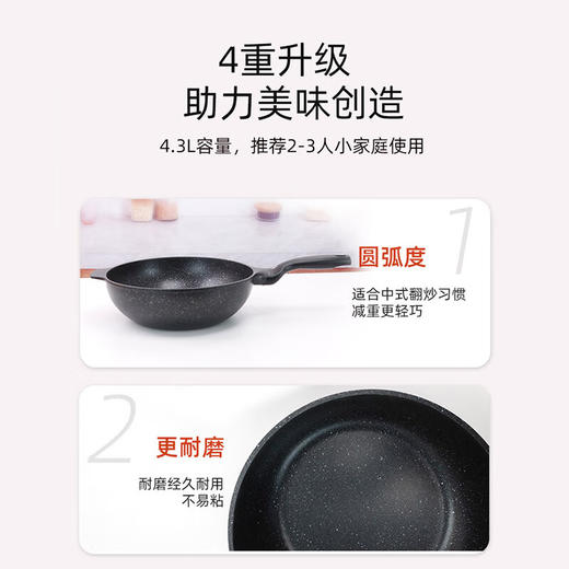 德国WMF福腾宝 星辰Pro系列不粘炒锅30cm含锅铲/不粘煎炒锅28cm含锅铲/不粘牛排煎盘26cm 不含锅铲 商品图4