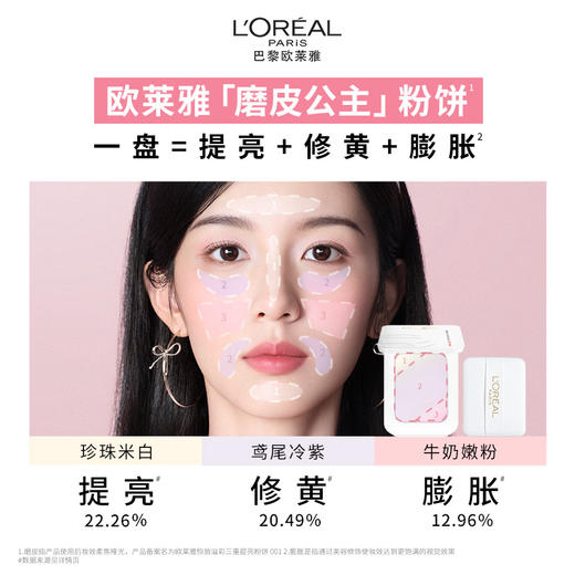 【欧莱雅】恒放溢彩三重提亮粉饼7g 商品图2