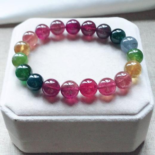 10.8mm单圈碧玺彩虹手串 商品图4