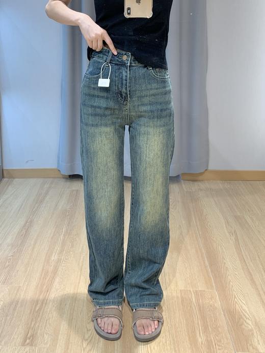 3种长度可选⚠️舒服到飞起❗M*CO同款【重工水洗 直筒牛仔裤】品牌尾单捡漏牛货！！官网售价500➕开团秒  ✅高含72.8%土耳其进口棉混纺面料，柔软舒适又有挺括感 商品图14