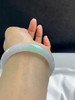 620634，56圈口，冰飘绿正圈平安镯，白底飘甜绿花，种水好，清爽秀气 商品缩略图5