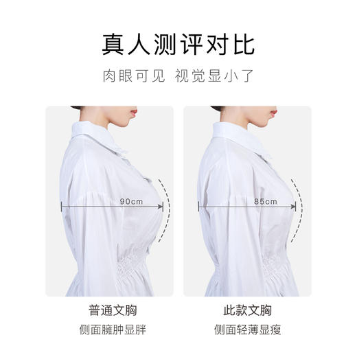 【轻薄兔耳杯】时尚蕾丝水晶杯内衣女大胸透气防凸点无钢圈文胸花瑶月影 商品图3