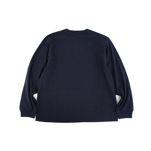 YAECA long sleave unisex 天然染色高支天竺棉男女中性款长袖T恤 商品图3