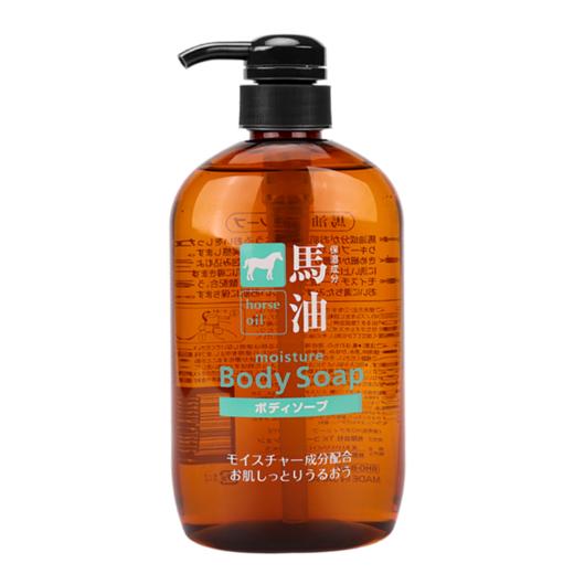 熊野油脂 马油无硅洗发水/护发素/沐浴露 600ml 商品图2