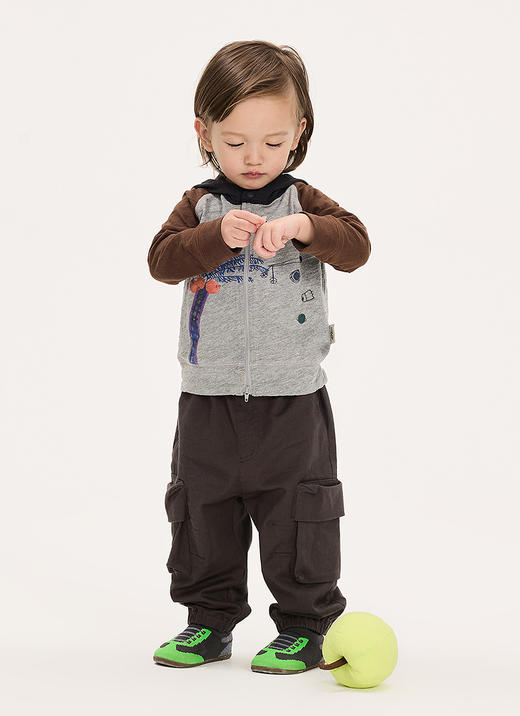 jnby   25年秋款  连帽开襟卫衣  YP8410680 商品图4