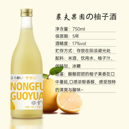 【  1919全球酒水连锁专柜款   供港标准酿造  】  農夫果园夺命17%度柚柚伏特加vodka 商品图6