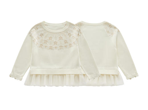 拉比内衣I5-3精致棉线圆领衣米白LYCC10041900 商品图8