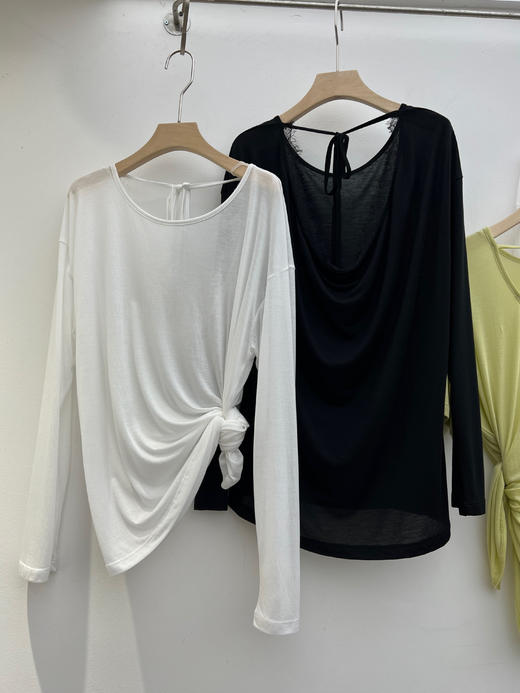 【门店同款】ENJOY秋季性感露背长袖T 164043939 商品图0