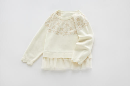 拉比内衣I5-3精致棉线圆领衣米白LYCC10041900 商品图1