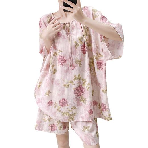 【宽松版型 慵懒随性】沐臻丝-新中式国风棉绸家居服套装 90-150斤可穿 商品图6