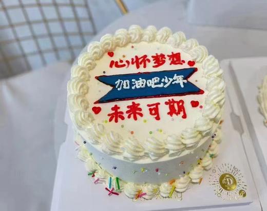 「节日蛋糕」手绘蛋糕-加油吧少年 商品图0