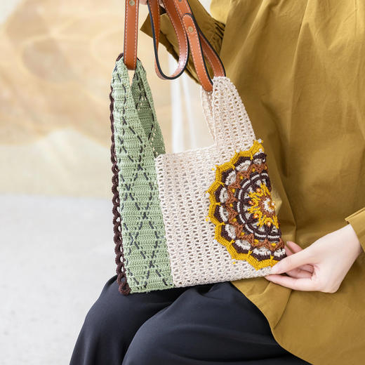 苏苏姐家敦煌背光手拎包手工diy钩针编织毛线自制材料包 商品图3