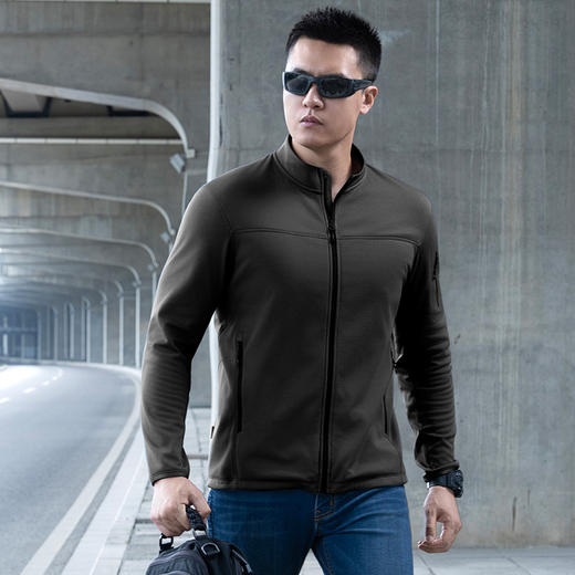 【先锋计划】龙牙先锋21号轻暖立领开衫抓绒衣 商品图4