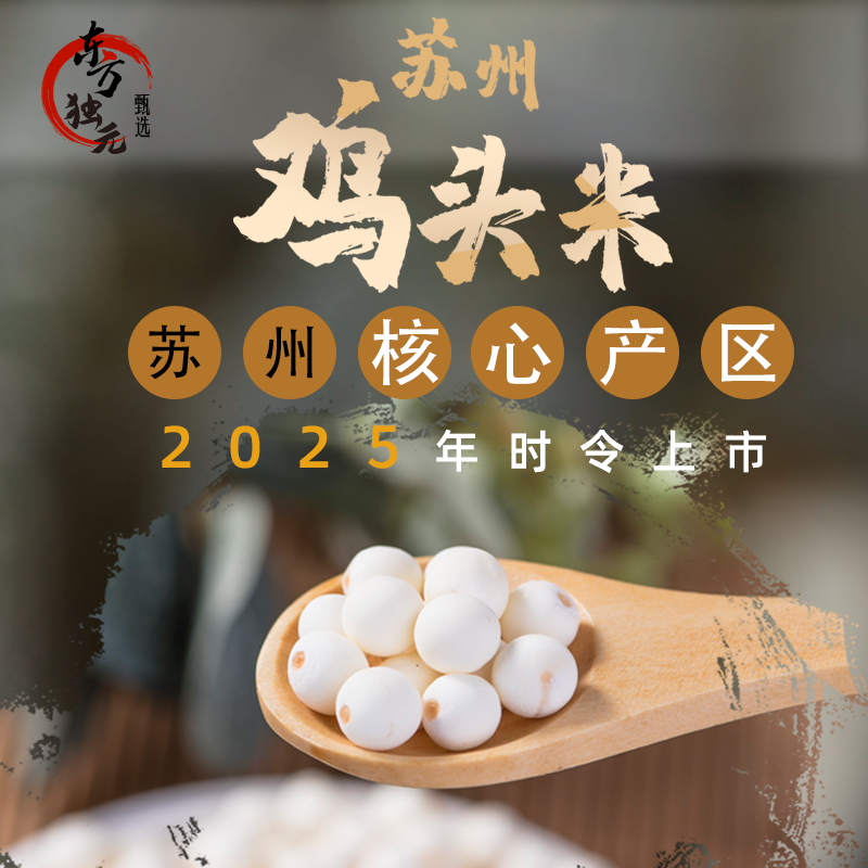 【2025时令新米】苏州吴中区鸡头米100g/袋*5袋