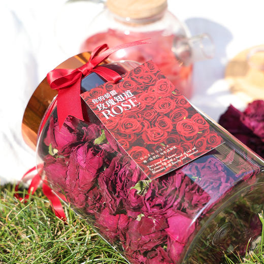 <有书甄选>【云南直发】逐南味冻干墨红玫瑰花茶抱抱桶 商品图2