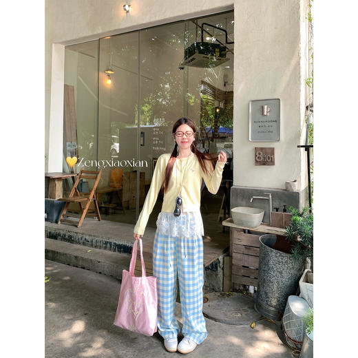 【169元任选2件】最后一波现货！韩系温柔风黄色长袖针织开衫 商品图3